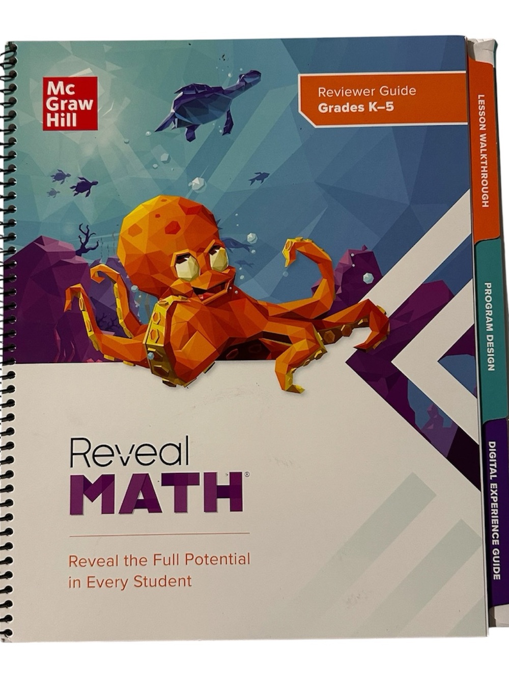 MCGRAW HILL Reveal Math Reviewer Guide Grades K-5